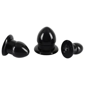 You2Toys - Stretching Plug Kit - anál plug szett - 3 db (fekete)