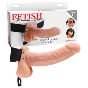 Pipedream - Fetish Strap-on 7 - felcsatolható dildó (natúr)