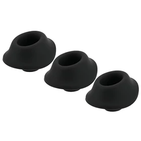 Womanizer Premium S - pótszívóharang szett (fekete, 3 db)