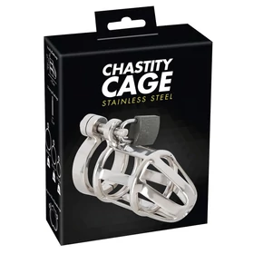 You2Toys - Chastity Cage - fém pénisz ketrec, lakattal