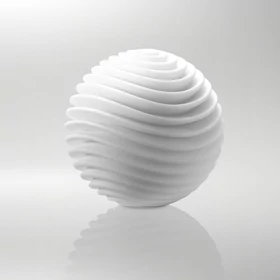 TENGA GEO - hullámos maszturbátor (Aqua)