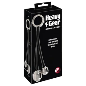 You2Toys Heavy Gear - heregyűrű anál súllyal (fekete)