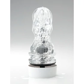 TENGA Aero - szuper szívó száj maszturbátor (fehér-ezüst)