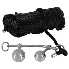 You2Toys Bondage anál plug (149g) + BDSM kötél (10m)