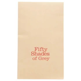 A szürke ötven árnyalata - nyakörv és bimbócsipesz (fekete-vörös)