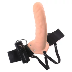 Pipedream - Fetish Strap-On 8 - felcsatolható, üreges vibrátor (testszínű)