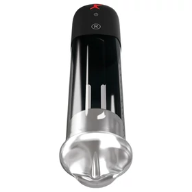 PDX Blowjob - automata péniszpumpa ajkakkal (fekete)