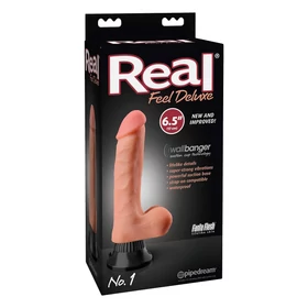 Real Feel Deluxe No.1 - herés, élethű vibrátor (testszínű)