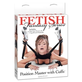 Fetish Position Master - BDSM kötözőszett (fekete)