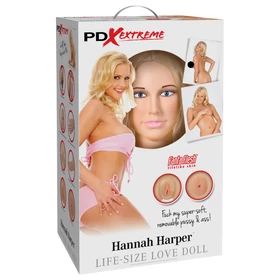 Pipedream Hannah Harper - életnagyságú guminő 3D arccal