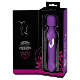 Javida Wand &amp; Pearl - 2in1 masszírozó vibrátor (lila)