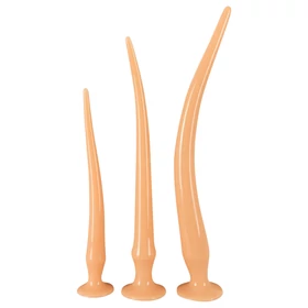 You2Toys - extra hosszú plug dildó szett (3 részes) - natúr