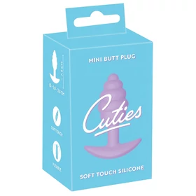 Cuties Mini Butt Plug - szilikon anál plug - lila (2,8cm)