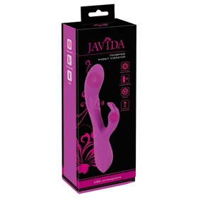 Javida Thumping Rabbit - 3 motoros csiklókaros vibrátor (lila)