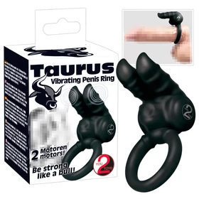 You2Toys Taurus - vibrációs, 2 motoros péniszgyűrű