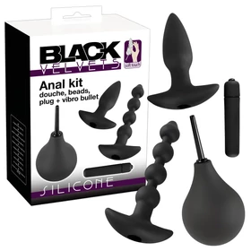 Black Velvets anál vibrátor készlet (4 részes)
