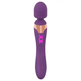 Javida Double - masszírozó vibrátor (lila)