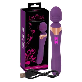 Javida Double - masszírozó vibrátor (lila)