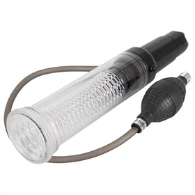 You2Toys - 2in1 - péniszpumpa és maszturbátor egyben (átlátszó)