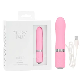 Pillow Talk Flirty - akkus rúd vibrátor (pink)