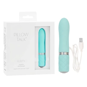 Pillow Talk Flirty - akkus rúd vibrátor (türkiz)