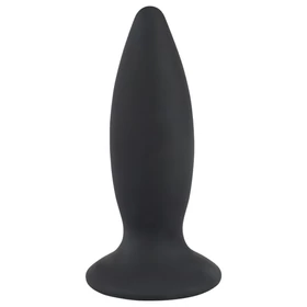Black Velvets S - akkus, kezdő anál vibrátor - kicsi (fekete)