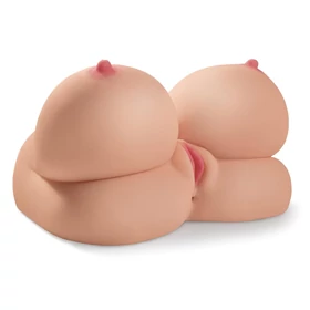 PDX Interactive Titty Fuck-Her - nyögő maszturbátor (testszínű) 