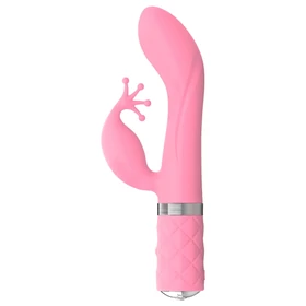 Pillow Talk Kinky - akkus, 2 motoros G-pont vibrátor (pink)