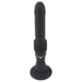 You2Toys Fucking Machine - tapadókorongos lökő vibrátor (fekete)