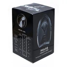 Hot Octopuss Pulse Solo Lux - rádiós maszturbátor (fekete)