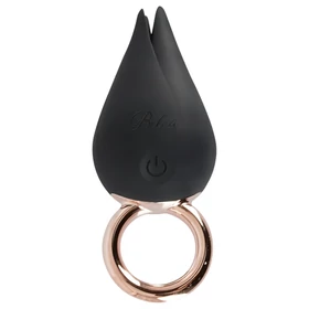 Belou - akkus, vízálló csikló vibrátor (fekete)