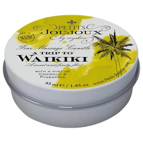 Petits Joujoux Waikiki - masszázsgyertya - kókusz-ananász (43 ml)