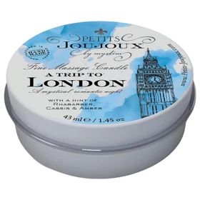 Petits Joujoux London - masszázsgyertya - rebarbara-amber (43 ml)