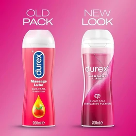 Durex 2in1 masszázsolaj - Guarana (200 ml)