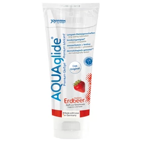 AQUAglide - vízbázisú síkosító - eper (100 ml)