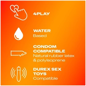Durex 2in1 masszázsolaj - Ylang Ylang (200 ml)