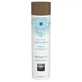 HOT - Shiatsu Masculine - masszázsolaj - borostyán-eukaliptusz (100 ml)