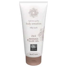 Shiatsu 2in1 Silky touch - selymes masszázs síkosító (200ml)