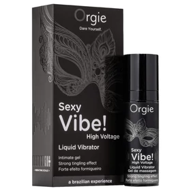 Orgie Sexy Vibe High Voltage - unisex folyékony vibrátor (15 ml)