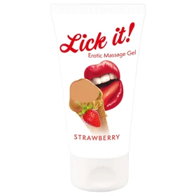 Lick it! - 2in1 ehető síkosító - eper (50 ml)