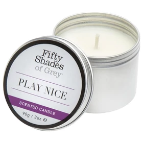 A szürke ötven árnyalata - Play Nice - vanília illatú illatgyertya (90 g)