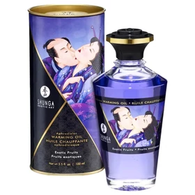 Shunga - melegítő masszázsolaj - egzotikus gyümölcs (100 ml)