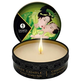 Shunga - masszázsgyertya - zöld tea (30 ml)