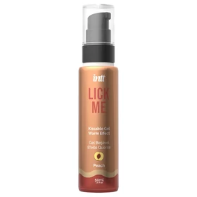 Intt Lick Me - melegítő hatású síkosító gél - barack (50 ml)