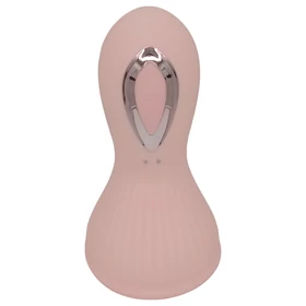 Lonely - akkus, vízálló szívó-nyaló mell vibrátor (pink)