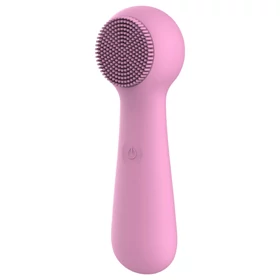 FaceClean - akkus, vízálló arc masszírozó készülék (pink)