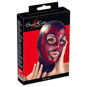 Bad Kitty - fényes szopó maszk (piros, S-L)