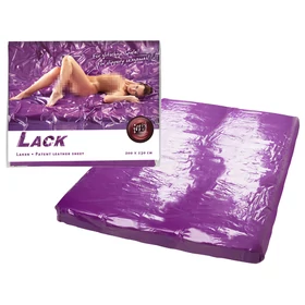 Fetish - lakk lepedő - 200 × 220 cm (lila)
