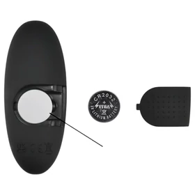 Mrow - világító, rádiós anál vibrátor (fekete)