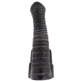 AnimHole Djumbo - elefánt ormány dildó - 18 cm (fekete)